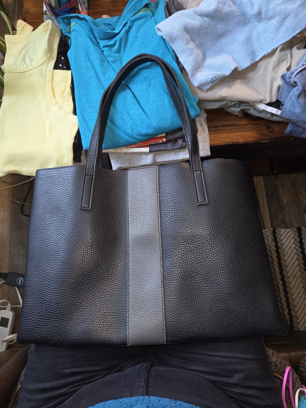 Vince Camuto "Luck" Vegan Leather Tote Bag